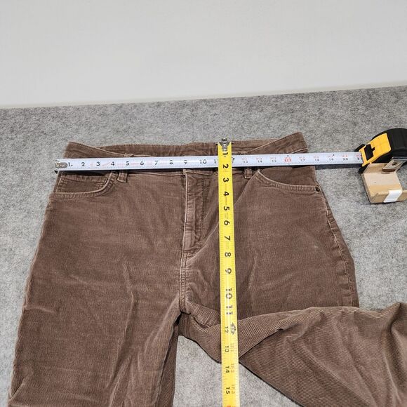 Patagonia Womens 32 Organic Cotton Everyday Cords Brown Corduroy Pants 32x28 - Picture 11 of 16